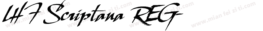 LHF Scriptana REG字体转换